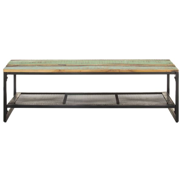 vidaXL Coffee Table Reclaimed color Solid reclaimed wood, iron Medium
