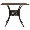vidaXL Bistro Set Bronze Cast Aluminum Standard Decorative Inlays