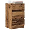 vidaXL Bedside Cabinet Set of 2 Old Wood Engineered Wood
