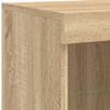 vidaXL Sideboard Sonoma Oak Engineered Wood, Glass Medium