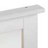 vidaXL Mirror with Mirror VIGO White 55.5 x 5 x 70 cm Solid pine wood