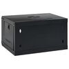 vidaXL 6U Wall Mounted Network Cabinet 19" IP20 20.9x15.7x11.8"