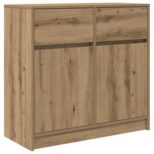 vidaXL Sideboard Artisan oak Engineered wood Medium Sideboard