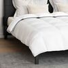 vidaXL Winter Duvet with Pillow 3 pcs White Down Feather