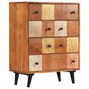vidaXL Chest Of Drawers Honey Solid Acacia wood Medium Chest Of Drawers
