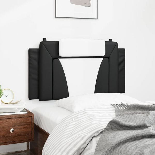 vidaXL Headboard Cushion Black and White