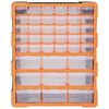 vidaXL Multi-drawer Organizer with 39 Drawers 15"x6.3"x18.5"