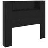 vidaXL Headboard Black Oak 47.24 x 5.91 x 40.75 in Engineered Wood