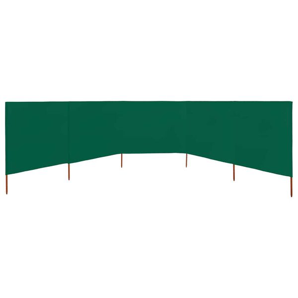vidaXL Wind Screen Green Non-woven fabric 236.2 x 47.2 in Foldable