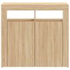 vidaXL Sideboard Sonoma oak Engineered wood Medium Sideboard
