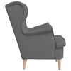 vidaXL Armchair Dark Grey