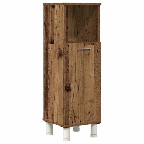 vidaXL Bathroom Furniture Set Old Wood Engineered wood, glass Large