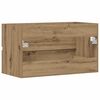 vidaXL Sink Cabinet Artisan oak Engineered wood 35.4 in width
