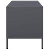 vidaXL TV Cabinet Anthracite Cold-rolled Steel Medium Adjustable Feet