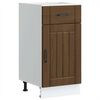 vidaXL Kitchen Base Cabinet Brown Oak Engineered Wood Medium