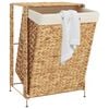vidaXL Laundry Basket 17.3"x13.4"x25.2" Water Hyacinth