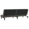 vidaXL Sofa Bed Dark Grey Velvet (100% polyester), wood, foam Medium