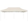 vidaXL Party Tent Cream Aluminum alloy frame 20 x 10 ft Foldable