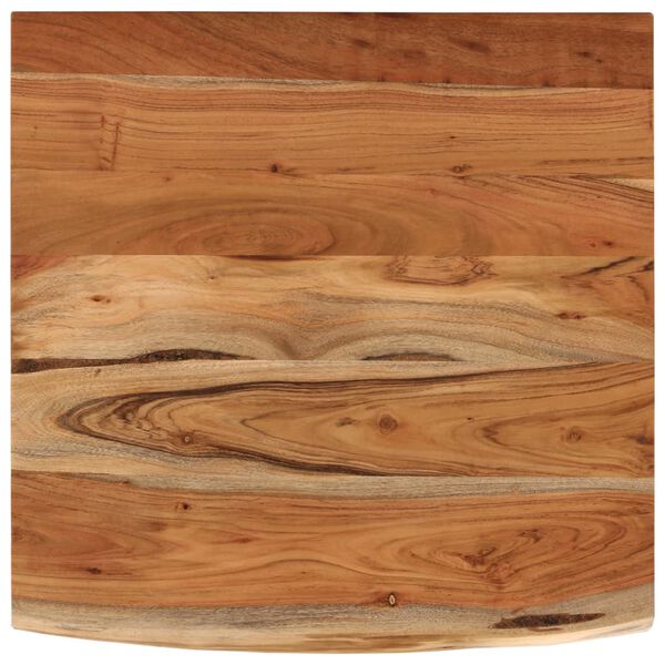 vidaXL Bathroom Countertop Natural Solid Acacia wood 23.6 x 23.6 in