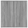vidaXL Sideboard Grey Sonoma Engineered wood Medium Sideboard
