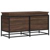 vidaXL Storage Box Brown oak Engineered Wood 39.4 x 15.7 x 20.3 in