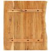 vidaXL Bathroom Vanity Top Solid Acacia Wood 31.5"x20.5"x1"