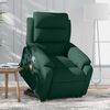 vidaXL Stand Up Massage Recliner Chair Dark Green