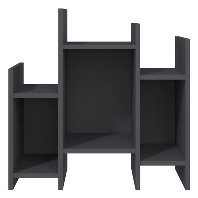 vidaXL Side Cabinet Gray 24"x10.2"x24" Chipboard