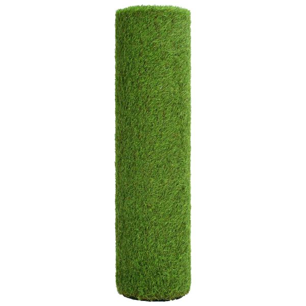 vidaXL Artificial Grass Light Green, Dark Green, Brown