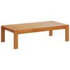 vidaXL Garden Table Brown Solid Acacia Wood 39.4x19.7x10.6 in Durable