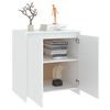 vidaXL Sideboard White 27.6"x16.1"x29.5" Engineered Wood