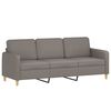 vidaXL Sofa Set Taupe Fabric (100% polyester), metal, textilene, plywood