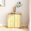 vidaXL Side Cabinet Natural wood Solid pine wood Medium Cabinet