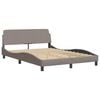 vidaXL Bed Frame Taupe