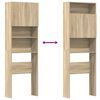 vidaXL Washing Machine Cabinet Sonoma Oak 25.2x9.4x74.8" Engineered Wood