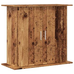 vidaXL Aquarium Stand Old wood Engineered wood 31.9 x 14.2 x 28.7 in