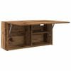 vidaXL Bathroom Wall Cabinet Old wood Engineered wood 31.5 in