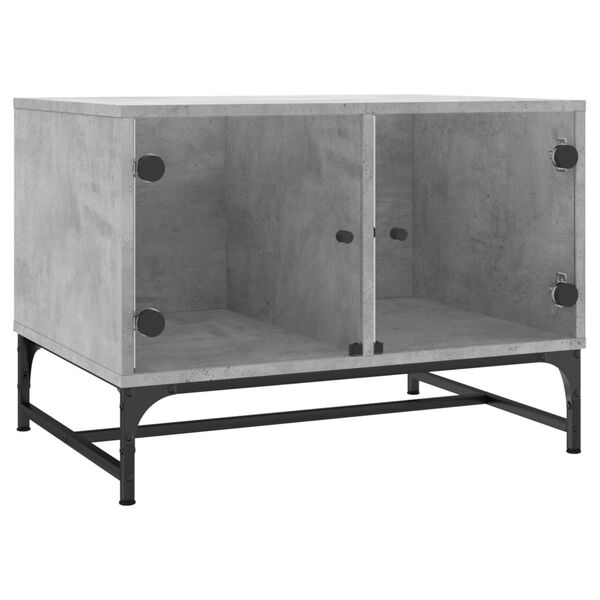vidaXL Coffee Table Concrete grey Engineered wood Standard Coffee Table