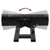 vidaXL Snow Plow Black Powder-coated steel, Rubber 59.1 x 15.0 in