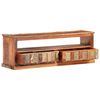vidaXL TV Stand with Buddha Cladding 47.2"x11.8"x15.7" Reclaimed Wood