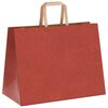 vidaXL Paper Bags 250 pcs with Handles Red 32x17x25 cm