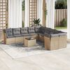 vidaXL Garden Sofa Set Beige