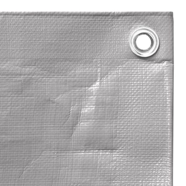 vidaXL Tarpaulin 0.9 oz/ft² 13.1'x19.7' Gray HDPE
