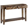 vidaXL Console Table Solid Mango Wood 46.5"x11.8"x31.5"