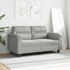 vidaXL 2-seater Sofa Light Grey