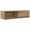 vidaXL TV Cabinet Set of 2 Artisan Oak Engineered Wood TV Cabinet