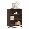 vidaXL Book Cabinet Brown oak Engineered wood Medium Book Cabinet