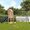 vidaXL Outdoor Playset Wooden, Blue Solid Douglas wood, Polypropylene, Metal