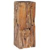 vidaXL Side Table Natural Teak Solid Teak Wood Medium Side Table