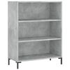 vidaXL Highboard Concrete grey Engineered wood, metal 71 in height